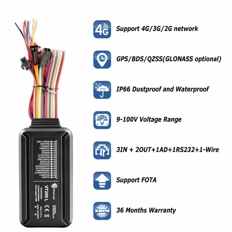 GPS PARA VEHICULOS JSB-VT200L 4G - Imagen 3